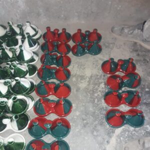 Handmade Moroccan Double Condiment & Spice Tagine